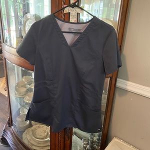 greys anatomy dark grey top medium